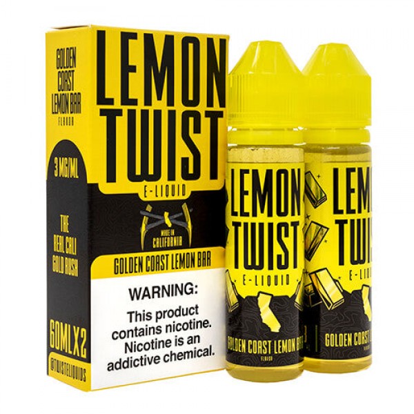 Lemon Twist E-Liquids – Gold Coast Lemon Bar – 120ml / 6mg
