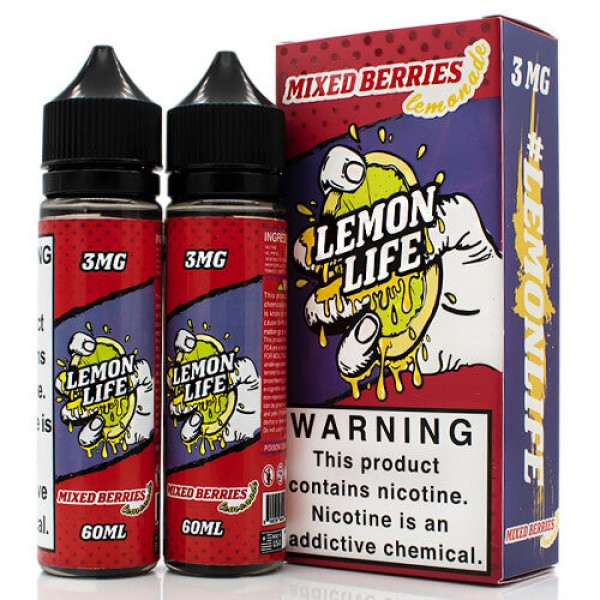 Lemon Life – Mixed Berries – 2x60ml / 6mg