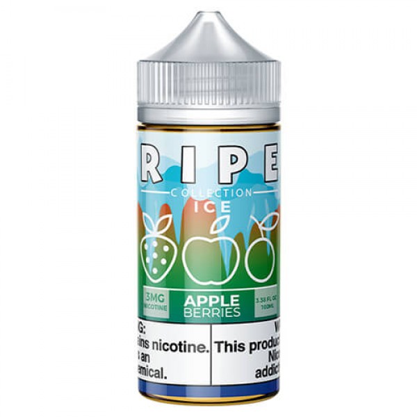 Ripe Collection on Ice by Vape 100 eJuice – Apple Berries On Ice – 100ml / 0mg