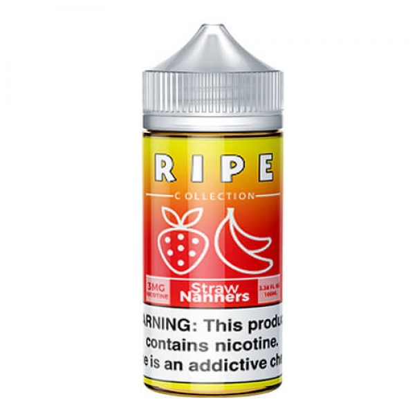 Ripe Collection by Vape 100 eJuice – Straw Nanners – 100ml / 6mg