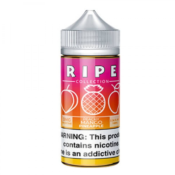 Ripe Collection by Vape 100 eJuice – Peachy Mango Pineapple – 100ml / 6mg