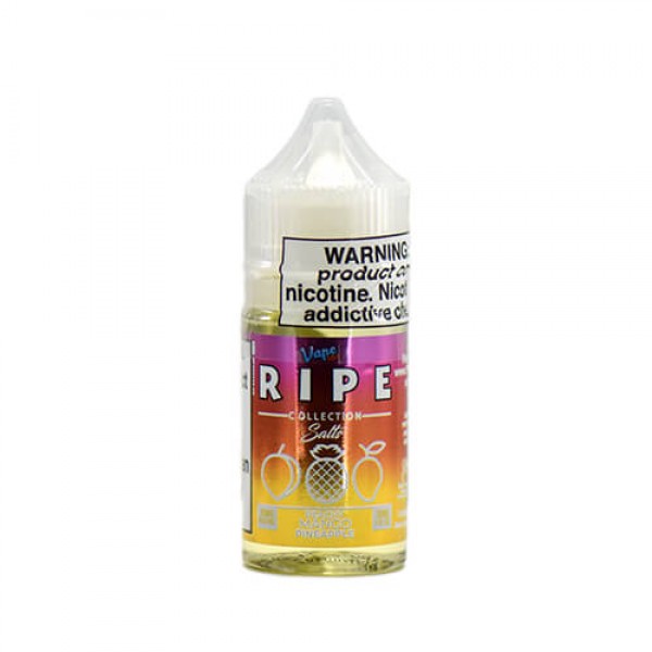 Ripe Collection on Ice by Vape 100 Nic Salts – Peachy Mango Pineapple on Ice – 30ml / 35mg
