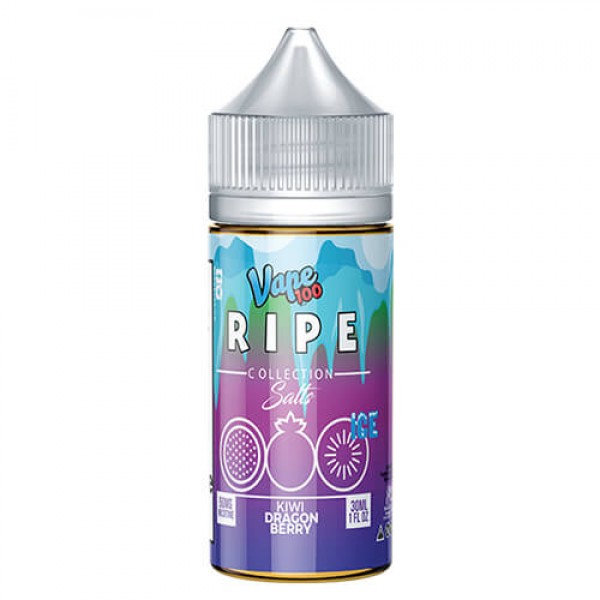 Ripe Collection on Ice by Vape 100 Nic Salts – Kiwi Dragon Berry on Ice – 30ml / 50mg