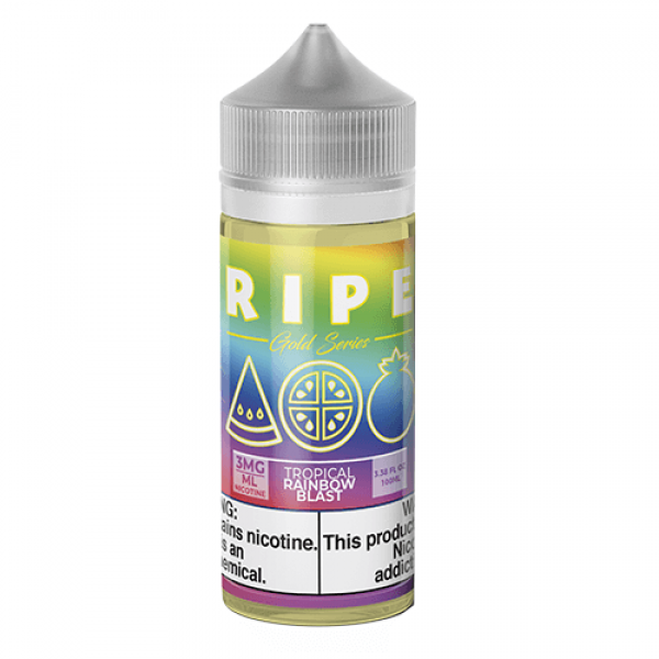 RIPE Gold Series eJuice – Tropical Rainbow Blast – 100ml / 3mg
