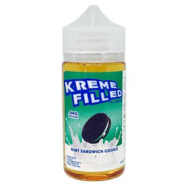 Kreme Filled E-Liquid – Mint Sandwich Cookie – 100ml / 6mg