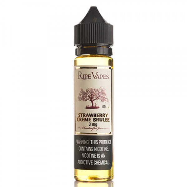 Ripe Vapes Handcrafted Joose – Strawberry Creme Brulee – 60ml / 6mg