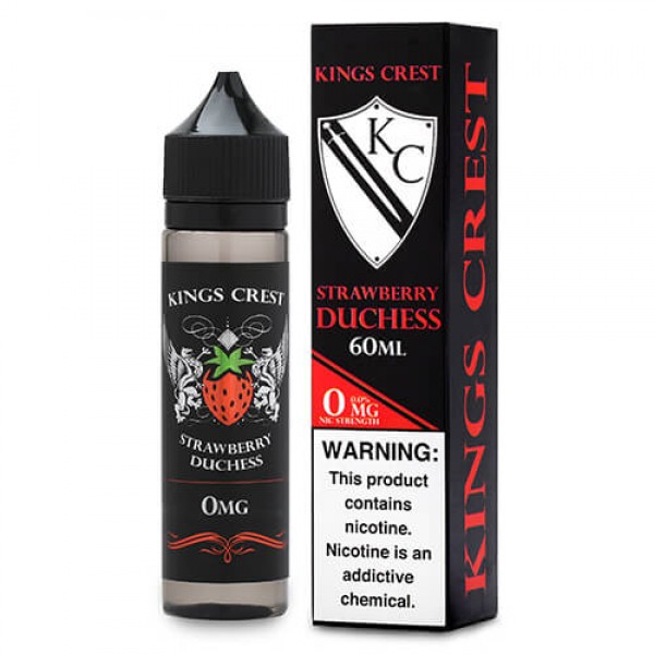 Kings Crest Reserve Premium E-Liquid – Strawberry Duchess Reserve – 60ml / 0mg