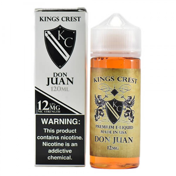 Kings Crest Premium E-Liquid – Don Juan – 60ml / 0mg