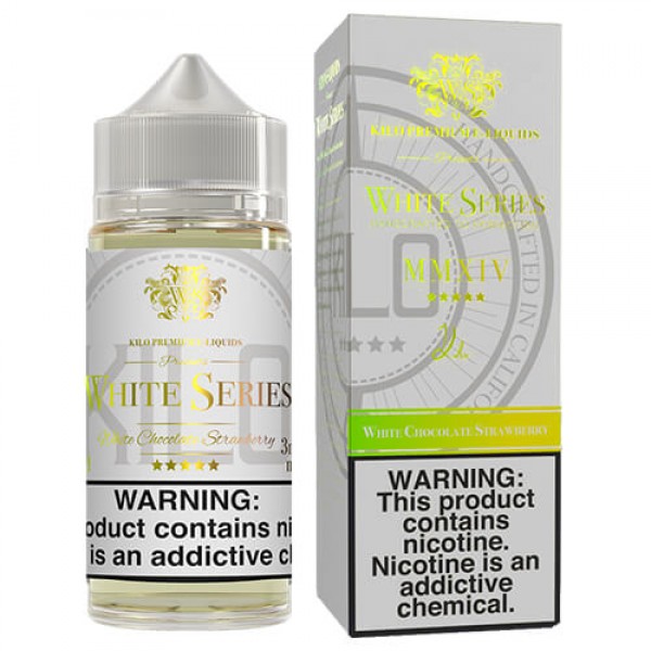 Kilo eLiquids White Series – Strawberry White Chocolate – 60ml / 0mg