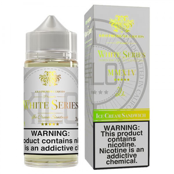 Kilo eLiquids White Series – Ice Cream Sandwich – 60ml / 6mg