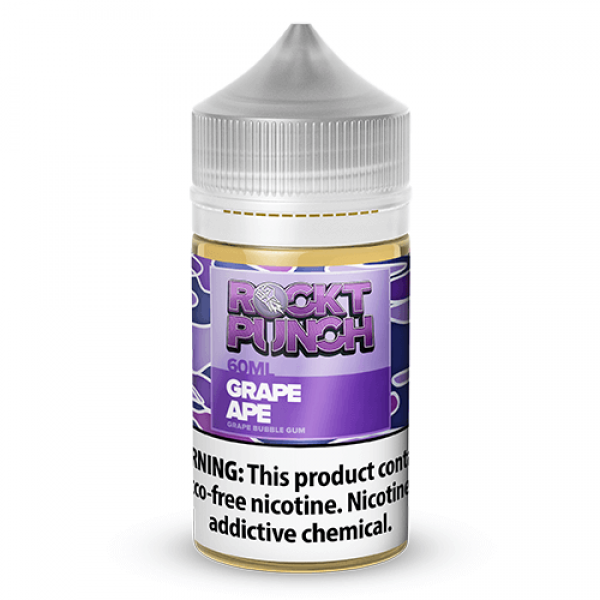 Rockt Punch E-Juice Tobacco-Free Nicotine – Grape Ape – 60ml / 0mg