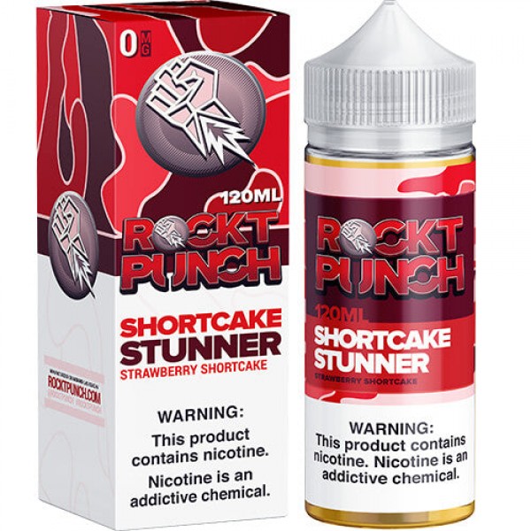 Rockt Punch Giant Sized E-Juice – Shortcake Stunner – 120ml / 3mg