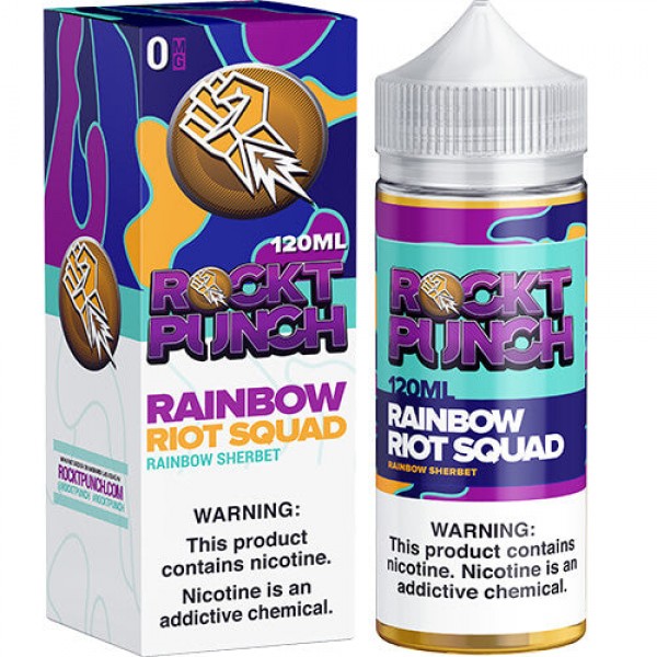 Rockt Punch Giant Sized E-Juice – Rainbow Riot Squad – 120ml / 6mg