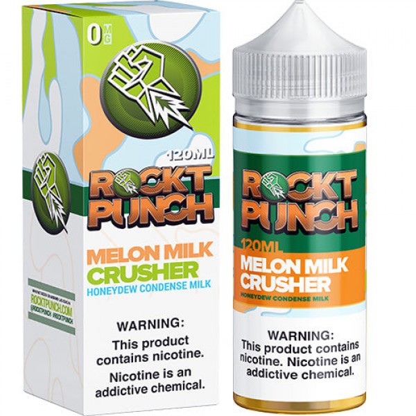 Rockt Punch Giant Sized E-Juice – Melon Milk Crusher – 120ml / 3mg