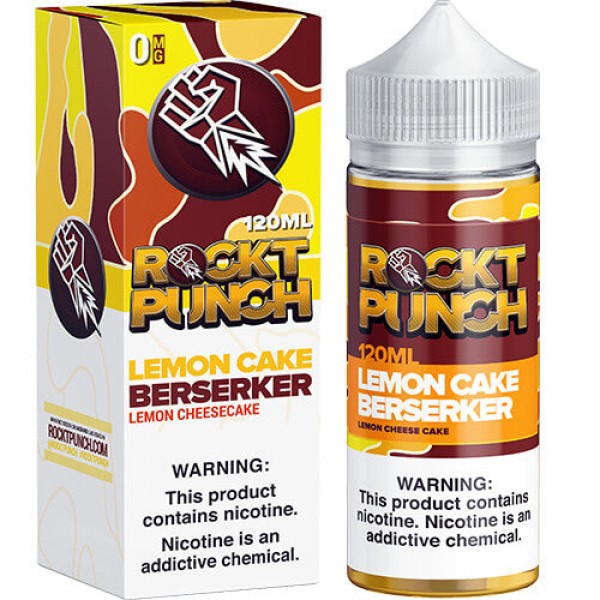 Rockt Punch Giant Sized E-Juice – Lemon Berserker – 120ml / 0mg