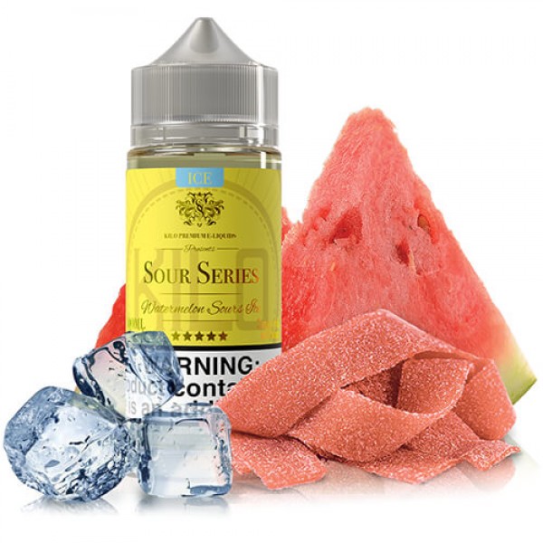 Kilo eLiquids Sour Series ICE – Watermelon Sours Ice – 100ml / 3mg