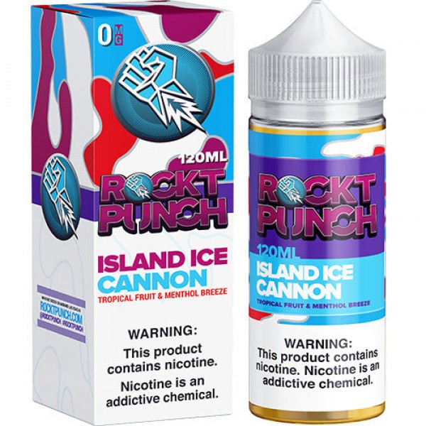 Rockt Punch Giant Sized E-Juice – Island Ice Cannon – 120ml / 3mg
