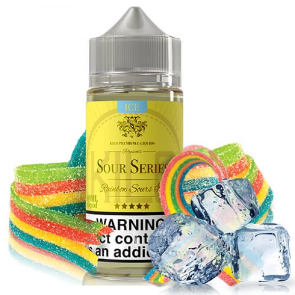 Kilo eLiquids Sour Series ICE – Rainbow Sours Ice – 100ml / 0mg