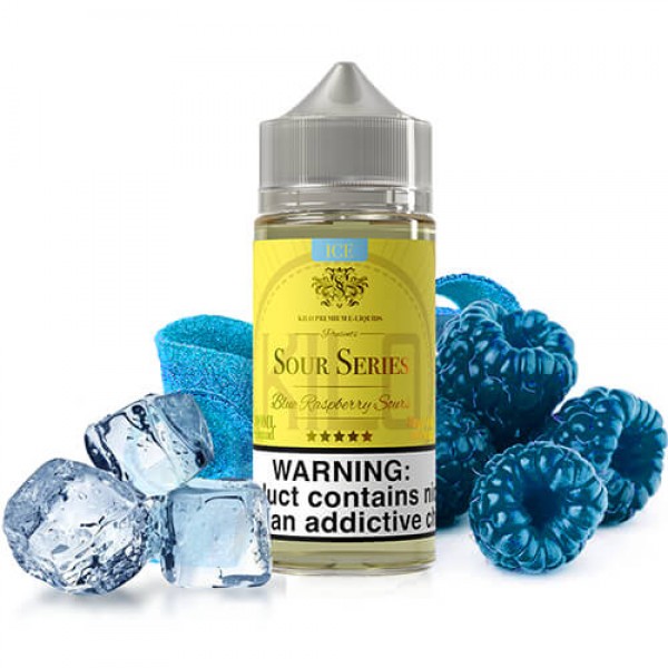 Kilo eLiquids Sour Series ICE – Blue Raspberry Sours Ice – 100ml / 0mg