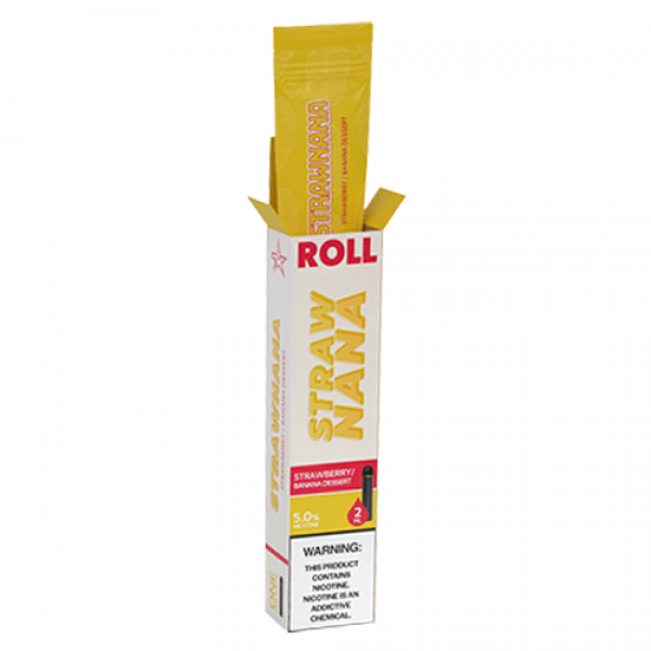 ROLL – Disposable Vape Device – Strawnana – Single / 50mg