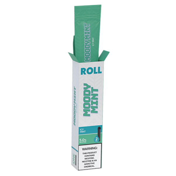 ROLL – Disposable Vape Device – Moody Mint – Single / 50mg