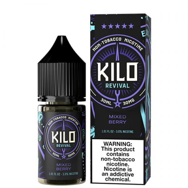 Kilo eLiquids Revival NTN Salts – Mixed Berries – 30ml / 50mg
