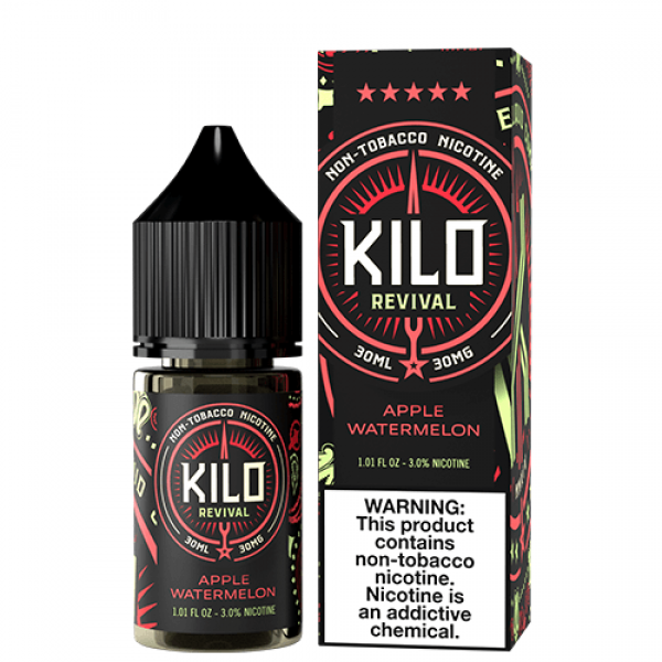 Kilo eLiquids Revival NTN Salts – Apple Watermelon – 30ml / 50mg