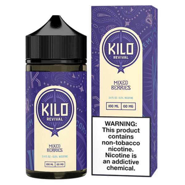 Kilo eLiquids Revival NTN – Mixed Berries – 100ml / 3mg