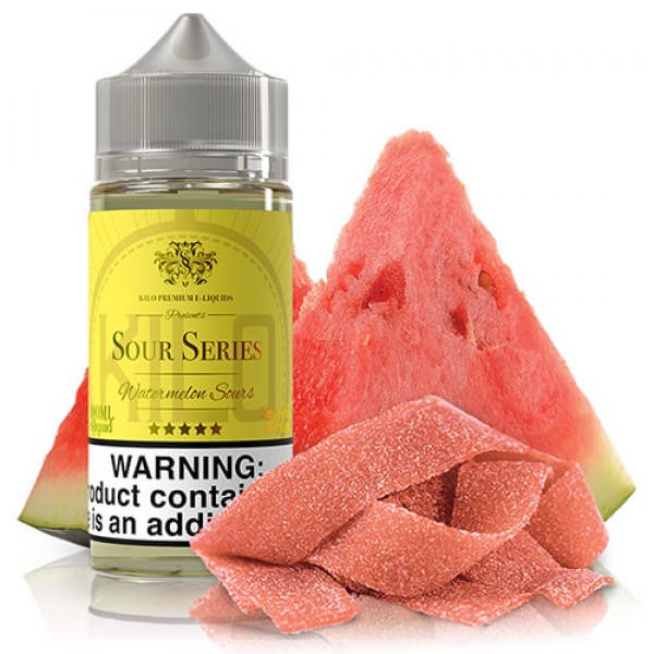 Kilo eLiquids Sour Series – Watermelon Sours – 100ml / 3mg