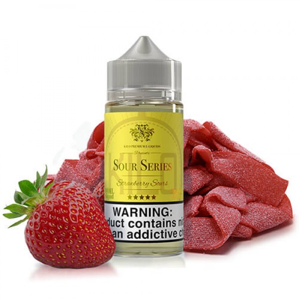 Kilo eLiquids Sour Series – Strawberry Sours – 100ml / 0mg