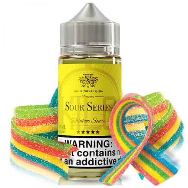 Kilo eLiquids Sour Series – Rainbow Sours – 100ml / 3mg
