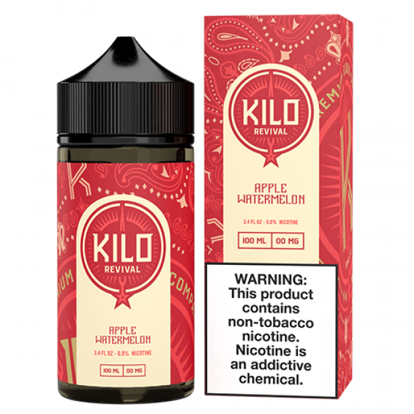 Kilo eLiquids Revival NTN – Apple Watermelon – 100ml / 3mg