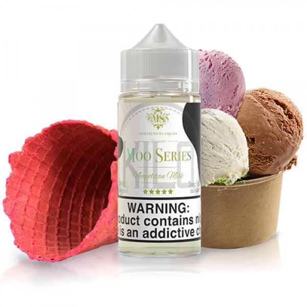 Kilo eLiquids Moo Series – Neapolitan – 60ml / 6mg