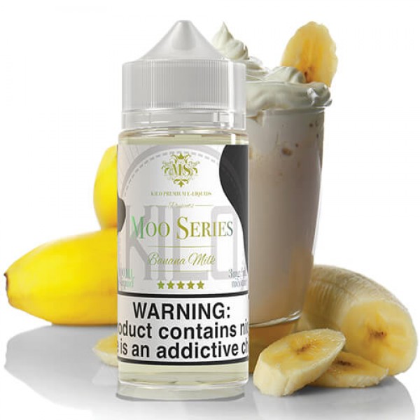 Kilo eLiquids Moo Series – Banana Milk – 60ml / 3mg