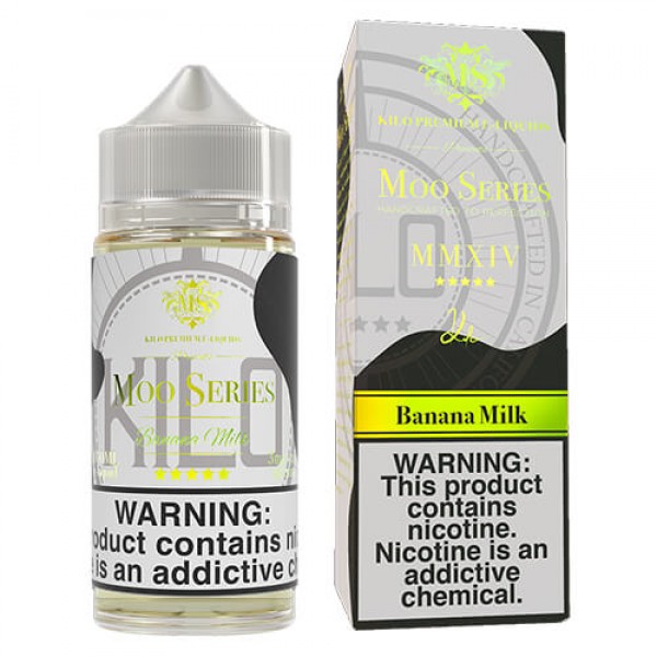 Kilo eLiquids Moo Series – Banana Milk – 100ml / 3mg