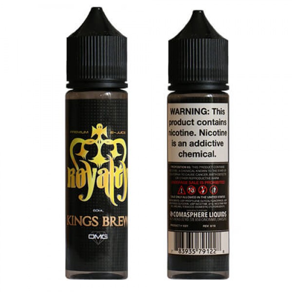 Royalty Premium eJuice – Kings Brew – 60ml / 1.5mg