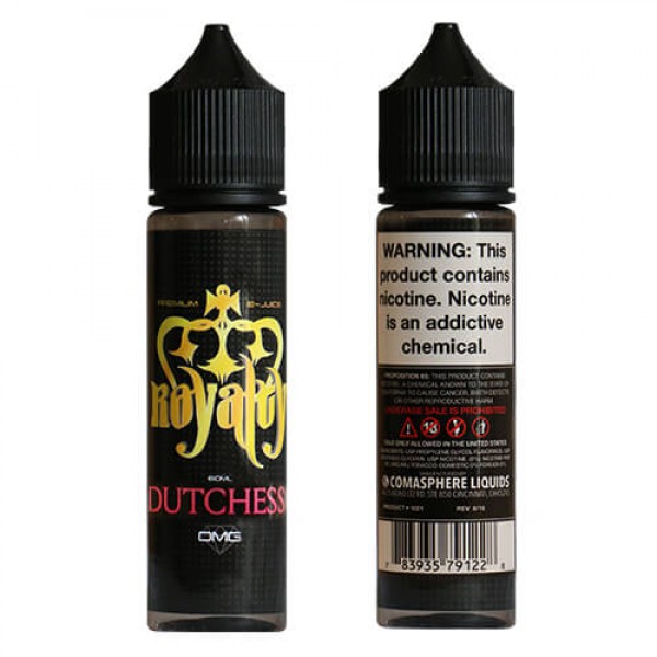 Royalty Premium eJuice – Dutchess – 60ml / 3mg