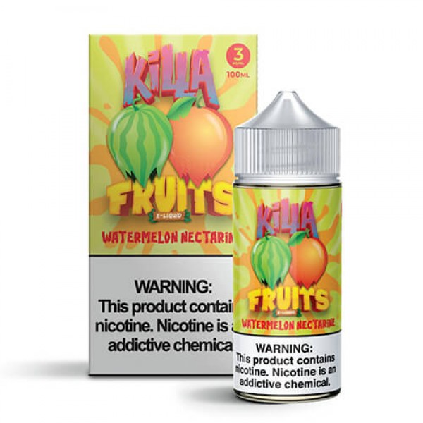 Killa Fruits – Watermelon Nectarine – 100ml / 0mg