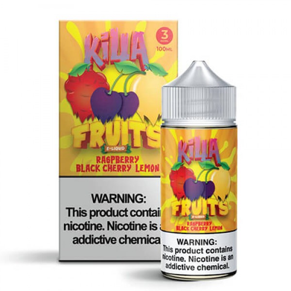 Killa Fruits – Raspberry Black Cherry Lemon – 100ml / 0mg