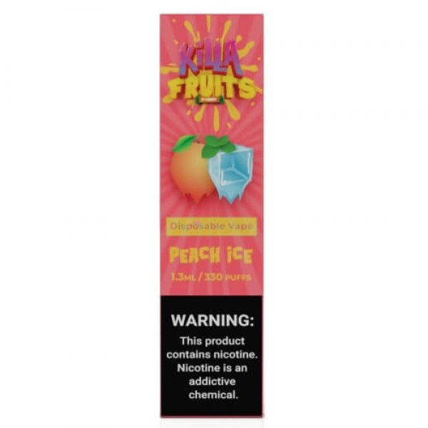 Killa Fruits – Disposable Vape Device – Peach Ice – Single