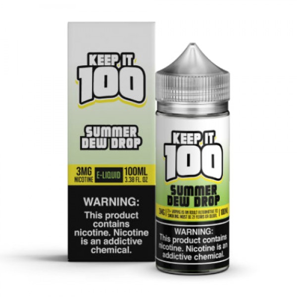 Keep It 100 Synthetic E-Juice – Summer Dew Drop – 100ml / 3mg