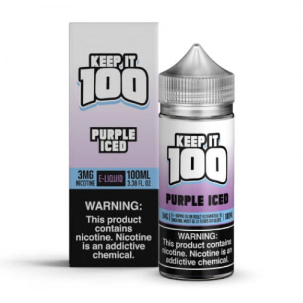 Keep It 100 Synthetic E-Juice – Purple Iced – 100ml / 6mg