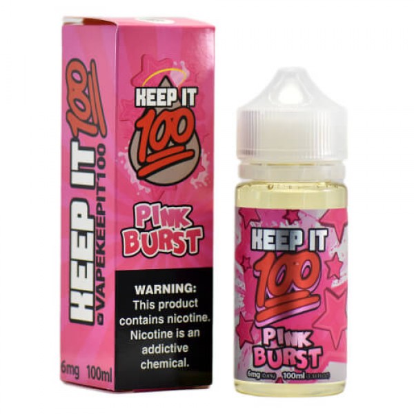 Keep It 100 E-Juice – Pink Burst – 100ml / 3mg