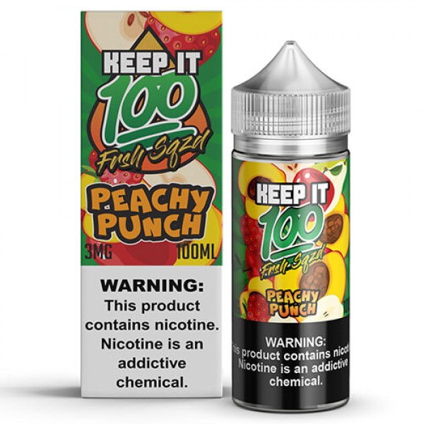 Keep It 100 E-Juice – Peachy Punch – 100ml / 3mg