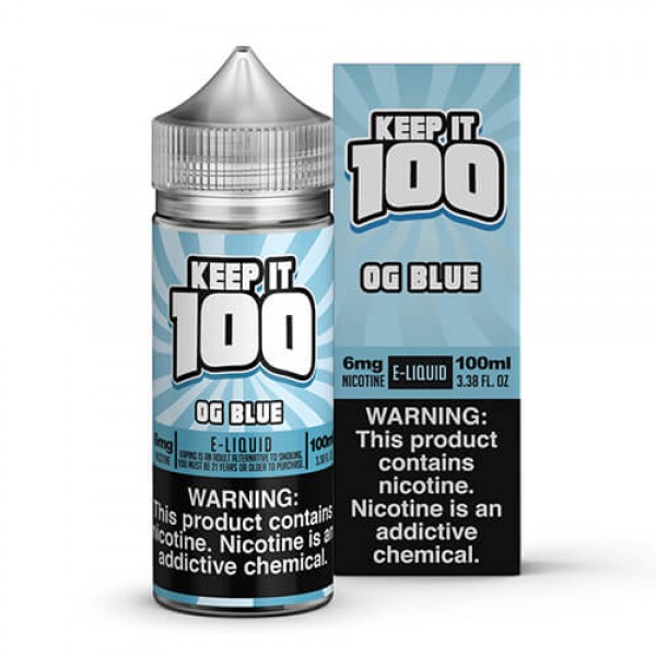 Keep It 100 E-Juice – OG Blue (Slushie) – 100ml / 3mg
