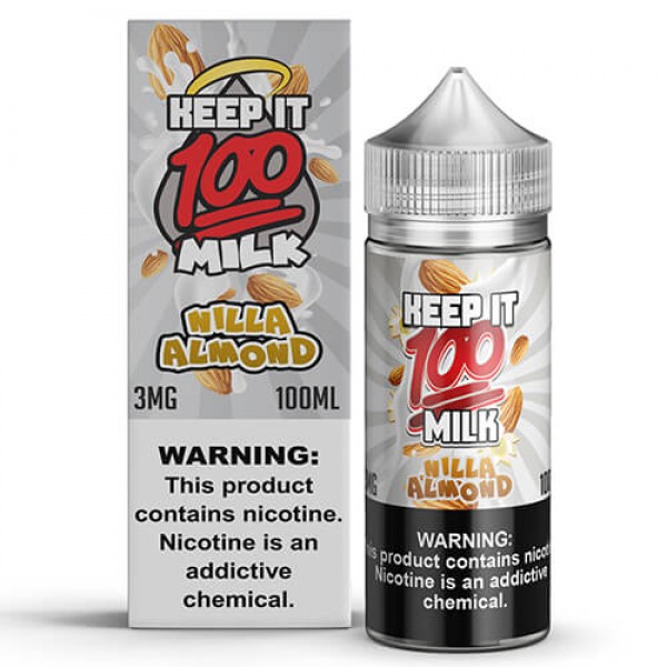 Keep It 100 E-Juice – Nilla Almond – 100ml / 3mg
