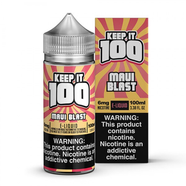 Keep It 100 E-Juice – Maui (Tropical) Blast – 100ml / 0mg
