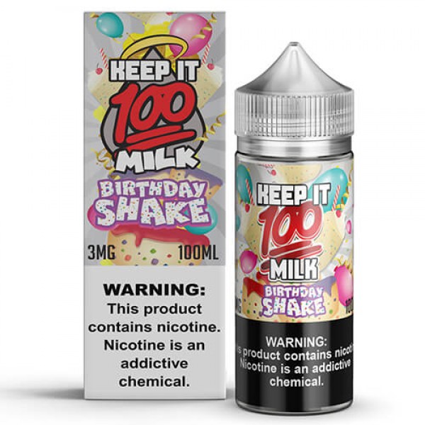 Keep It 100 E-Juice – Birthday Shake – 100ml / 3mg