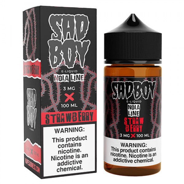 Sadboy E-Liquid Nola Line – Strawberry – 100ml / 0mg