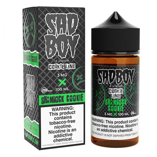 Sadboy Tobacco-Free Cookie Line – Shamrock Cookie – 100ml / 0mg